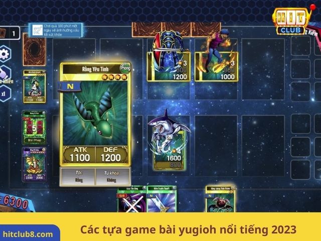 Các tựa game bài yugioh nổi tiếng 2023