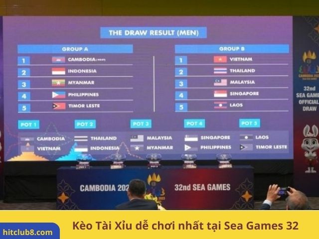 Kèo Tài Xỉu dễ chơi nhất tại Sea Games 32