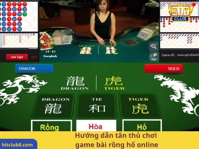 Hướng dẫn tân thủ chơi game bài rồng hổ online