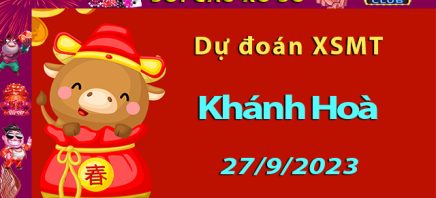 Soi cầu xổ số Khánh Hoà 27/9/2023 – Dự đoán XSMT tại Hitclub8