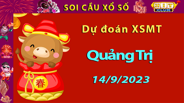 Soi cầu xổ số Quảng Trị 14/9/2023 – Dự đoán XSMT cùng Hitclub8