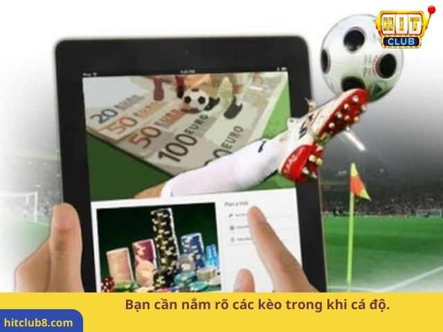 Bạn cần nắm rõ các kèo trong khi cá độ.