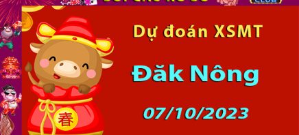 Soi cầu xổ số Đăk Nông 07/10/2023 – Dự đoán XSMB.