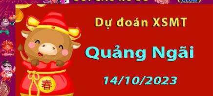 Soi cầu xổ số Quảng Nam 14/10/2023 – Dự đoán XSMB.