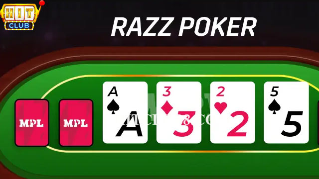 Các quy tắc trong cách đánh bài Razz Poker