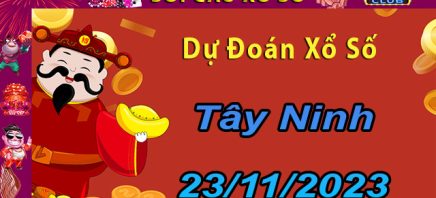 Dự đoán kết quả xổ số Tây Ninh 23/11/2023.