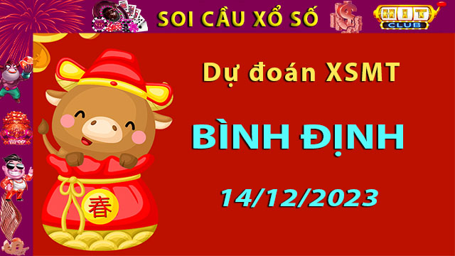 Soi cầu xổ số Bình Định 14/12/2023 – Dự đoán XSMT trên Hitclub8