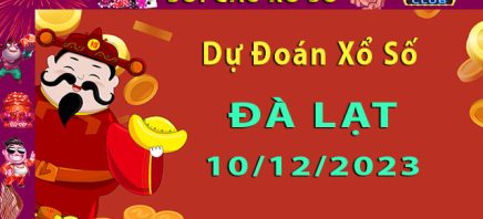 Soi cầu xổ số Đà Lạt 10/12/2023 – Dự đoán XSMN cùng Hitclub8