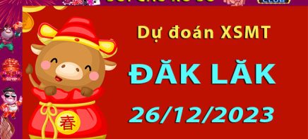 Soi cầu xổ số Đăk Lăk 26/12/2023 – Dự đoán XSMT trên Hitclub8