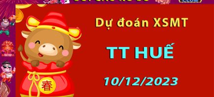 Soi cầu xổ số TT Huế 10/12/2023 – Dự đoán XSMT trên Hitclub8