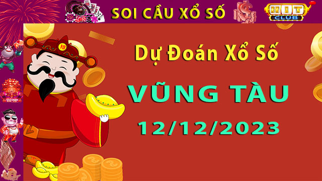 Soi cầu xổ số Vũng Tàu 12/12/2023 – Dự đoán XSMN cùng Hitclub8