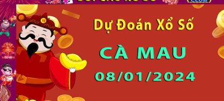 Soi cầu xổ số Cà Mau 08/01/2024 – Dự đoán XSMN cùng Hitclub8