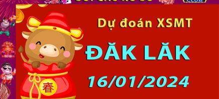 Soi cầu xổ số Đăk Lăk 16/01/2024 – Dự đoán XSMT trên Hitclub8