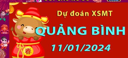 Soi cầu xổ số Quảng Bình 11/01/2024 – Dự đoán XSMT trên Hitclub8