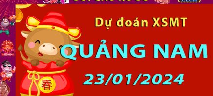 Soi cầu xổ số Quảng Nam 23/01/2024 – Dự đoán XSMT trên Hitclub8