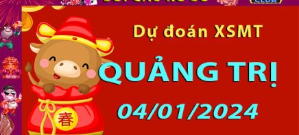 Soi cầu xổ số Quảng Trị 04/01/2024 – Dự đoán XSMT trên Hitclub8