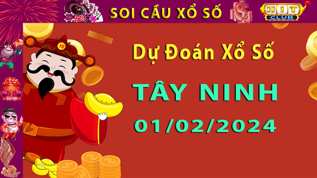 Soi cầu xổ số Tây Ninh 01/02/2024 – Dự đoán XSMN cùng Hitclub8