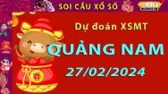 Soi cầu xổ số Quảng Nam 27/02/2024 – Dự đoán XSMT trên Hitclub8