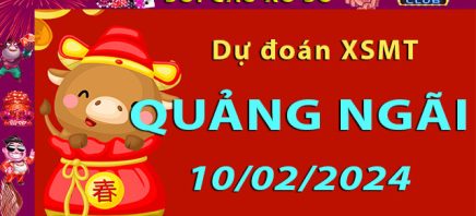 Soi cầu xổ số Quảng Ngãi 10/02/2024 – Dự đoán XSMT trên Hitclub8